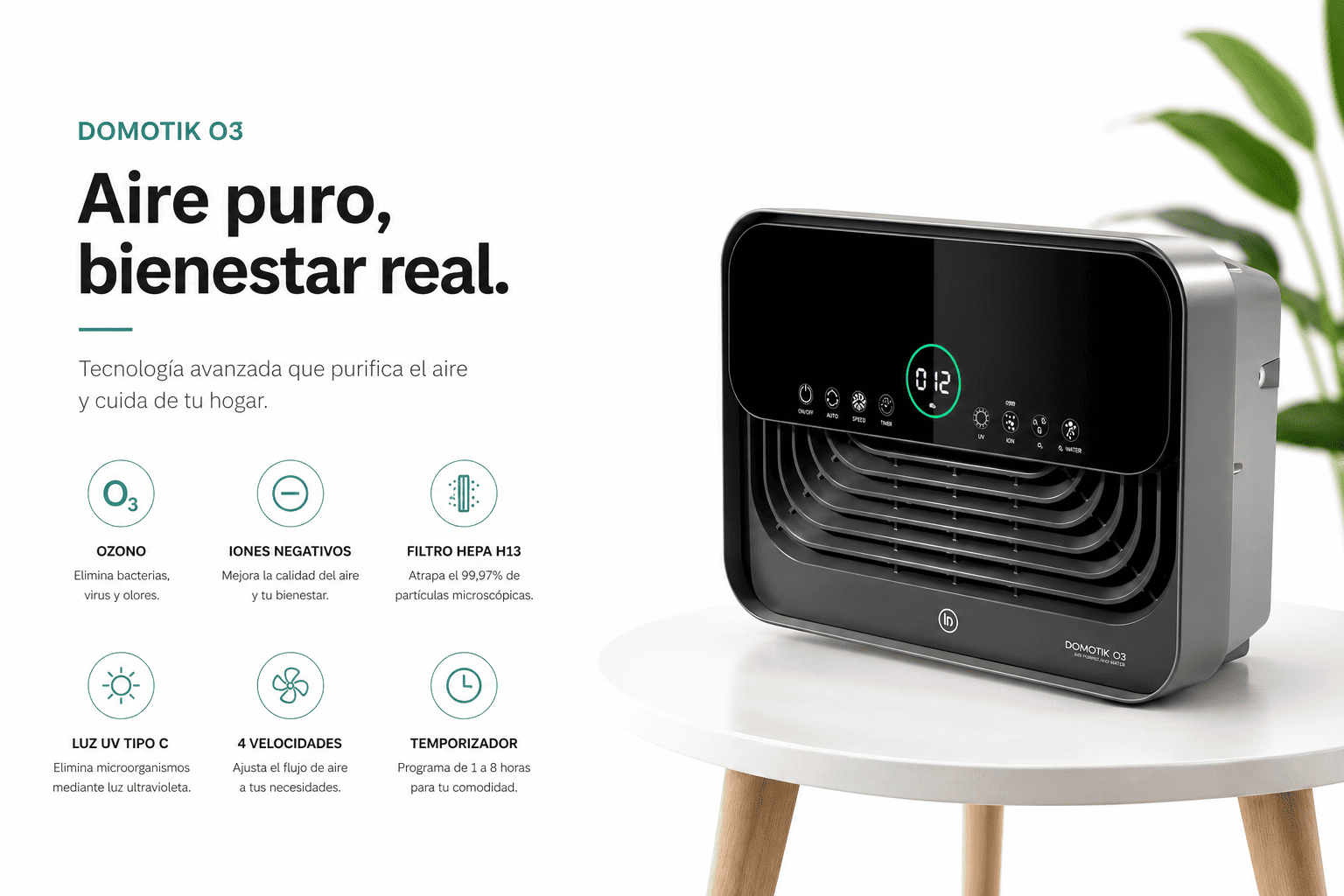 Domotik O3 vista frontal