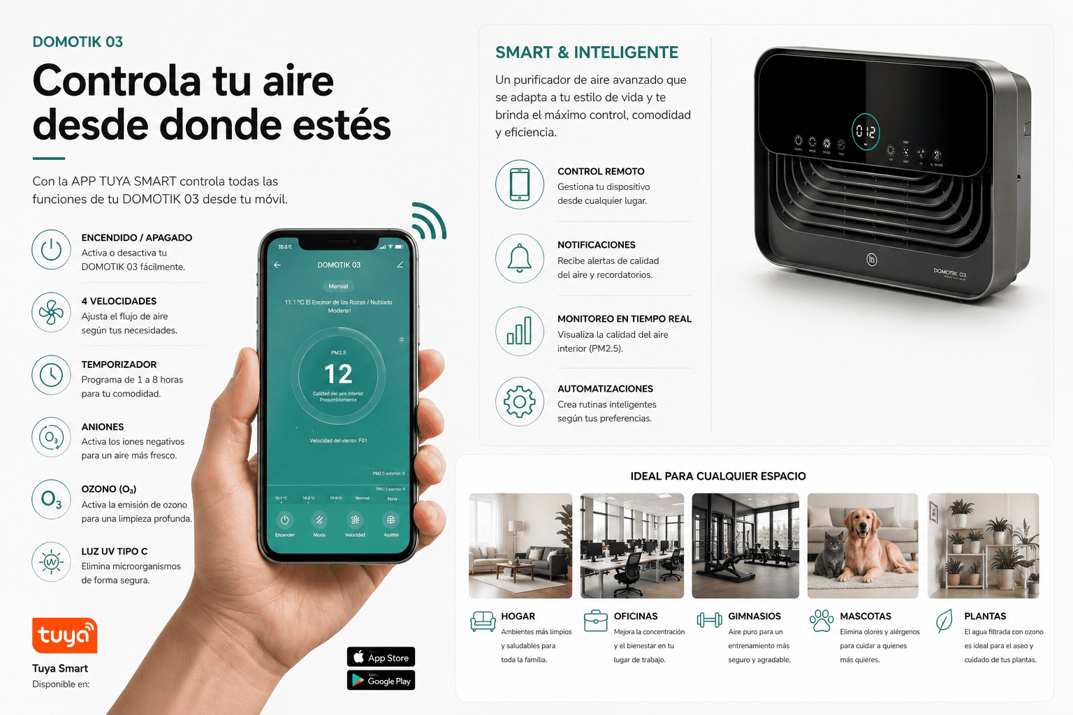 Domotik O3 ángulo