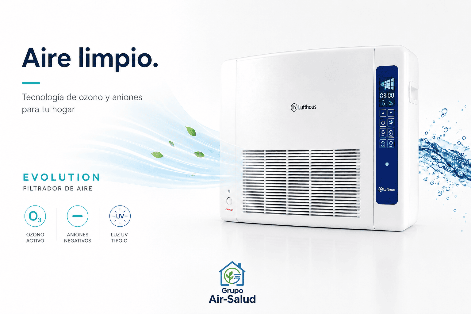 Filtrador de Aire Evolution